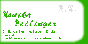 monika meilinger business card